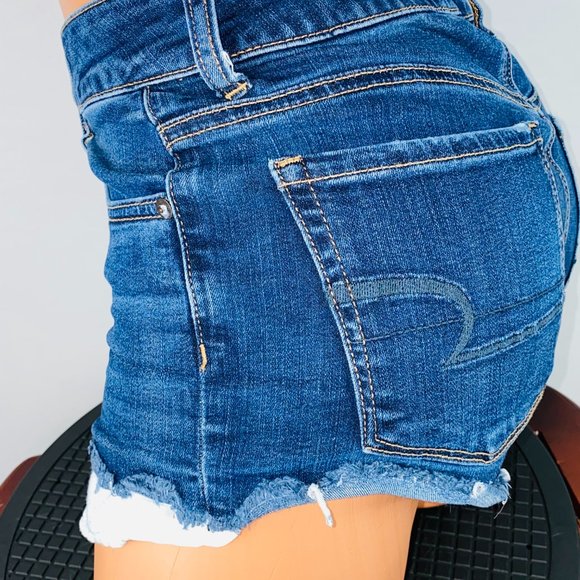 American Eagle Outfitters Shorts Ae Super Stretch Hi Rise Shortie